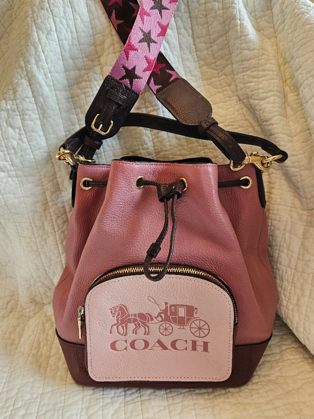 Coach Jes Drawstring Bucket Bag